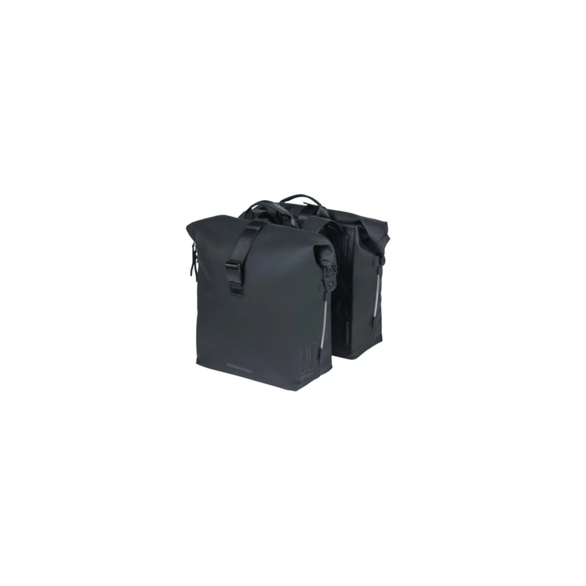 Basil  double sacoche SOHO Noir 41L