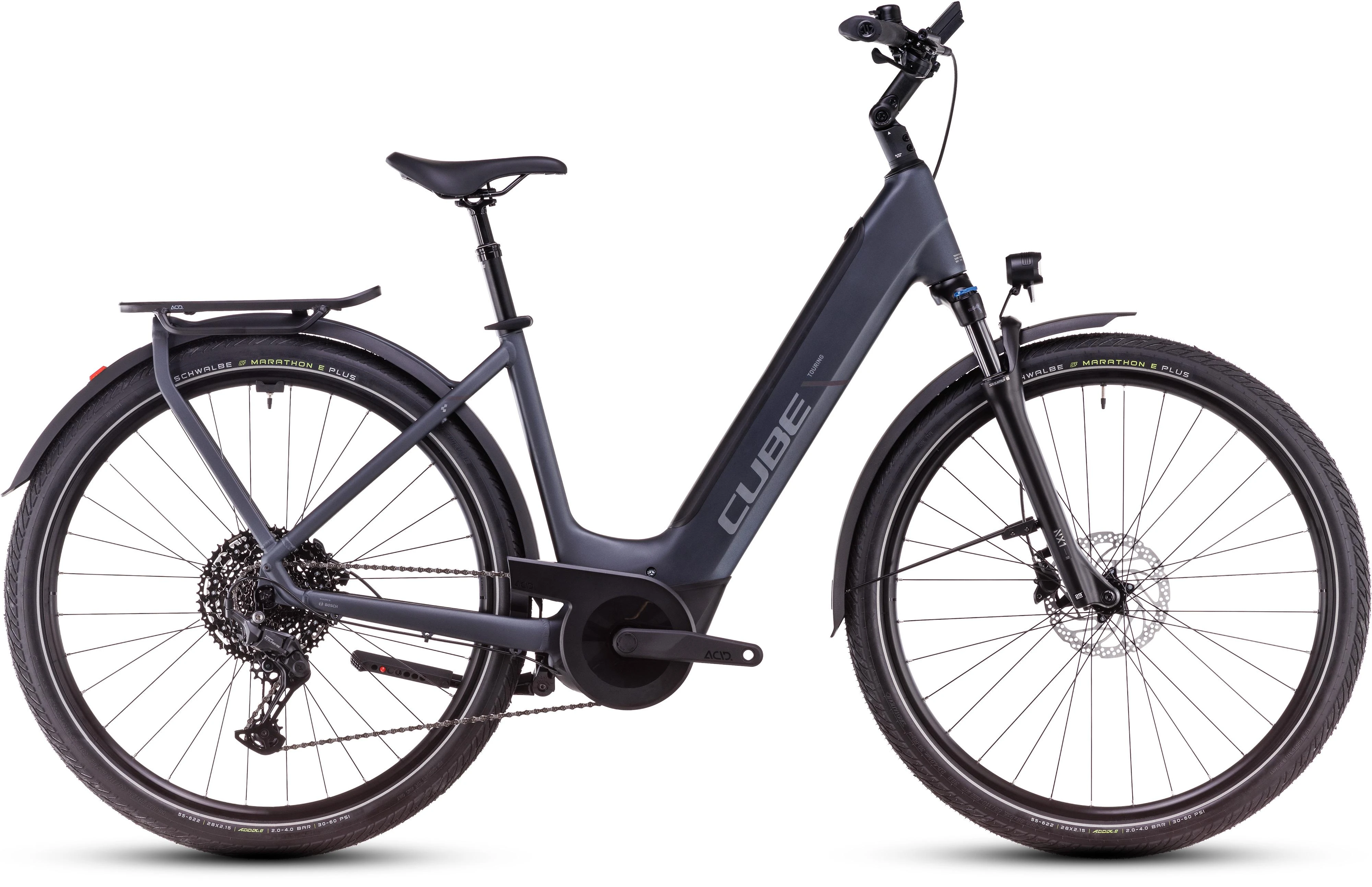 VTC électrique Cube Touring Hybrid Pro 625 Easy Entry metallicgrey´n´chrome